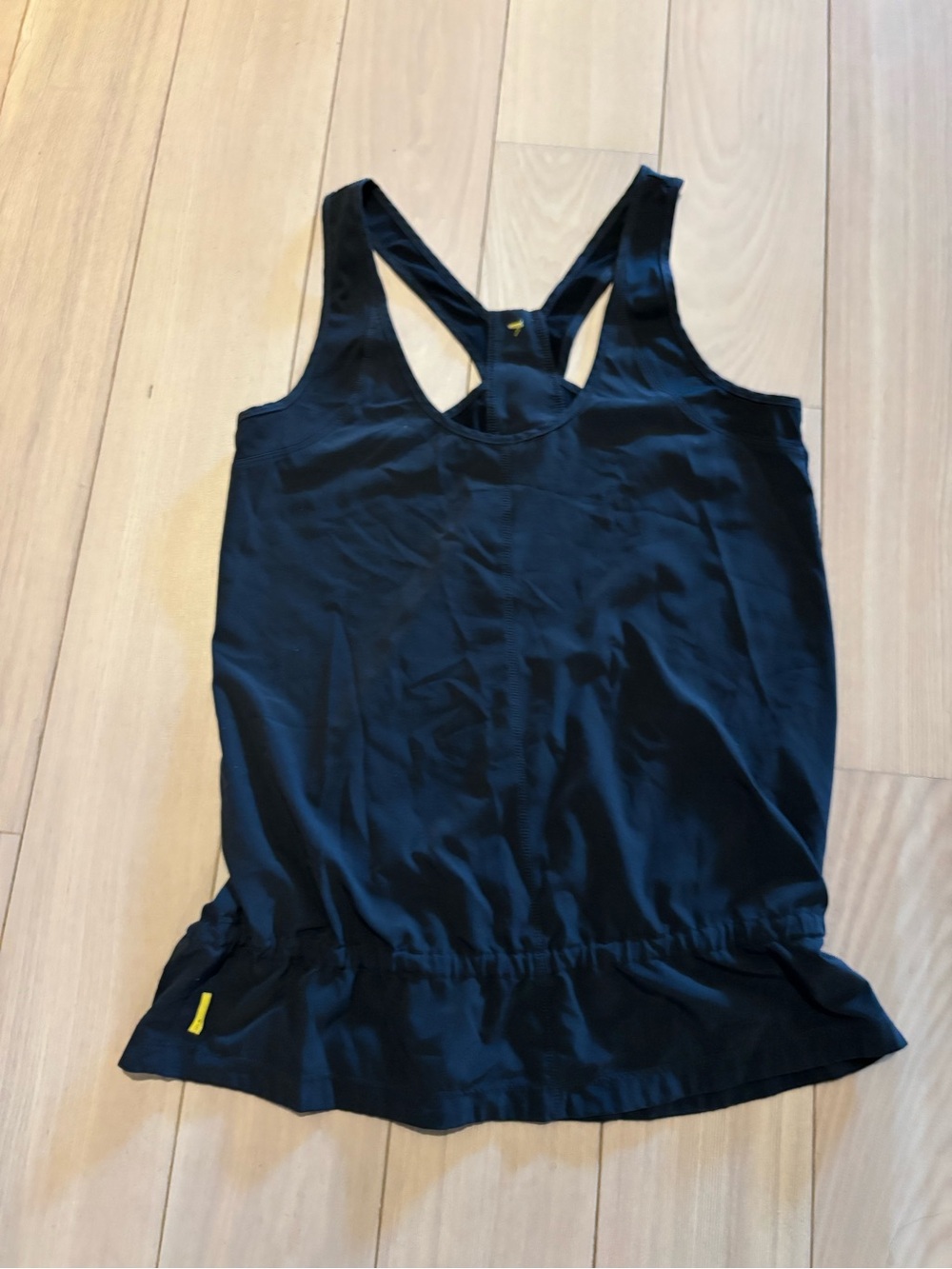 Black Lole Racerback Athletic Tank Top